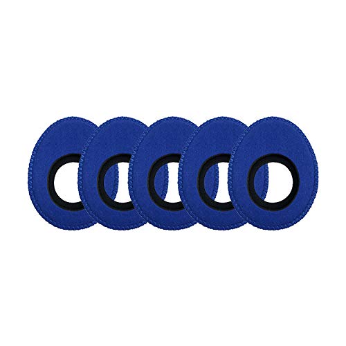 OPENMOON Oval Large Viewfinder Eyecushion for Alexa Mini Amira Cameras (Ultrasuede /5packs) (Blue)