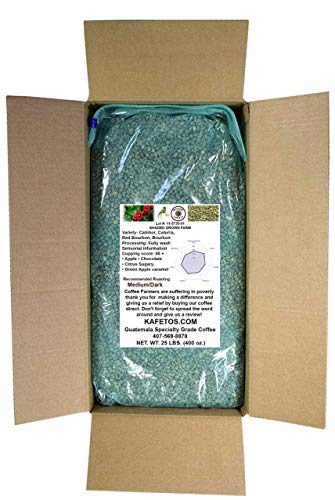 Guatemala Green Coffee Beans, Single Estate Unroasted Arabica Raw Bean, Specialty Grade Directly From Our Fourth-Generation Family Farm, Fresh &amp; Delicious 25 Lbs. Fresh 2026 Crops