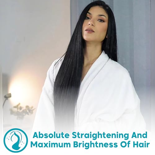 Keratin Hair Treatment Straightening 8.45 Fl Oz - Natural Ingredients - Smooths, Softens, Moisturizers, Adds Shine, Reduces Frizz. Packaging may vary (Amazonliss 3 Steps Keratin 8.45 Fl Oz) - Thumbnail 2