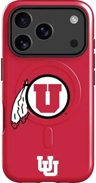 Skinit Impact Phone Case Compatible with iPhone 17 Pro Max Magsafe - Officially Licensed University of Utah Utes Logo Design