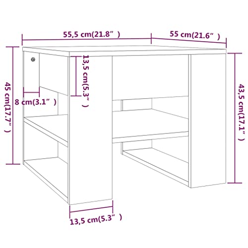 Table basse bois d'ingénierie compacte pour ranger et désencombrer le salon - 3