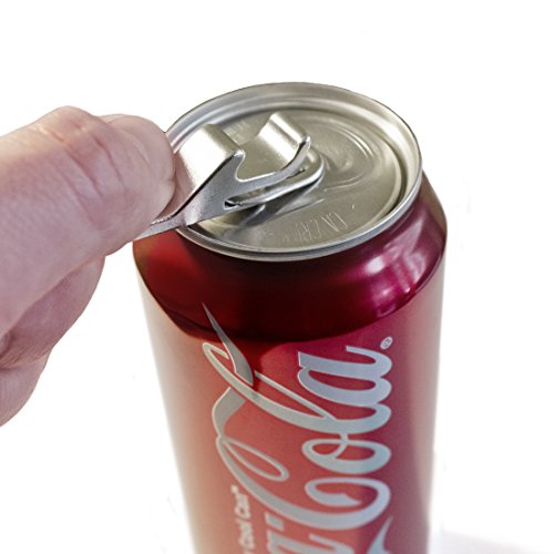 Keychain Bottle Opener - Bartender Bottle Opener - Best Aluminum Bottle / Can Opener - Compact, Versatile & Durable - Vibrant Colors - Premium Keyring Bottle Opener - Ergonomic Design Silver #TOP2