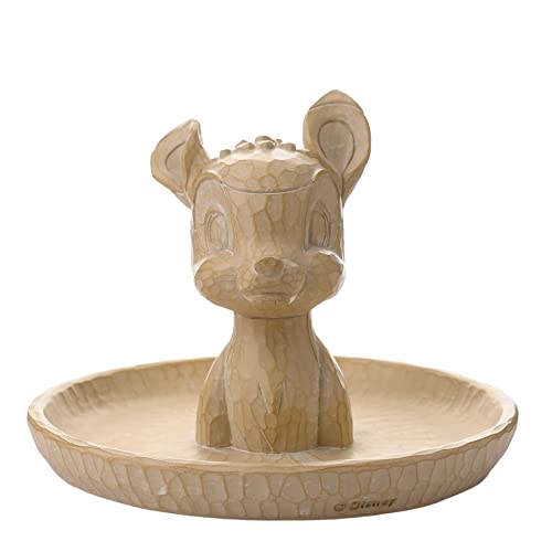 Widdop and Co Disney Forest Friends Resin Bambi Trinket Dish, Cream