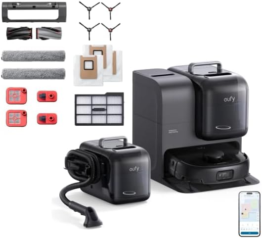 eufy E28 Robot Vacuum + Replacement Parts Kit, 20,000 Pa