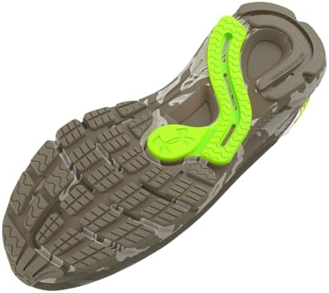 Under Armour Men's HOVR Sonic 6 Camo Running Shoe, (301) Mossy Taupe/Mossy Taupe/Lime Surge, 10 | Image 2