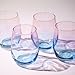 SUNNOW 14 Ounce Gradient Stemless Wine Glass,Bell Shape,for Water,Beverage,Wine,Beer and Home Bar Collection,4 Pack
