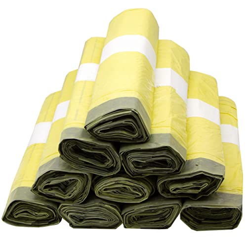 VARIOSAN sac jaune 11480, 130 pièces, 10 rouleaux, 90 L, 15 µ