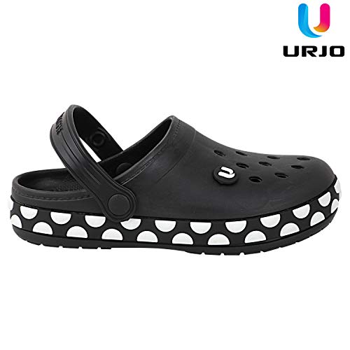 Image of URJO GEMS Kid's Clogs /Sandals with Adjustable Back Strap Ultra Soft & Flexibility Anti Skid Comfortable Waterproof Daily Mules Clogs /Sandals Boy's & Girl's