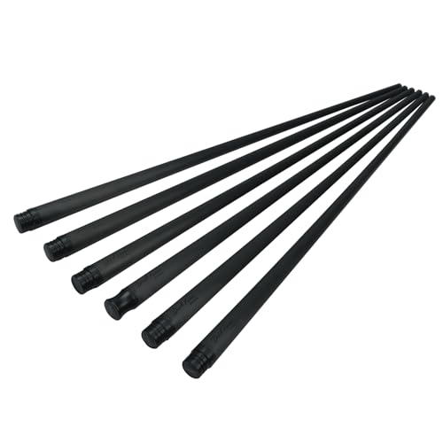 Taco de Billar Profesional de Fibra de Carbono con Punta 12.5 mm