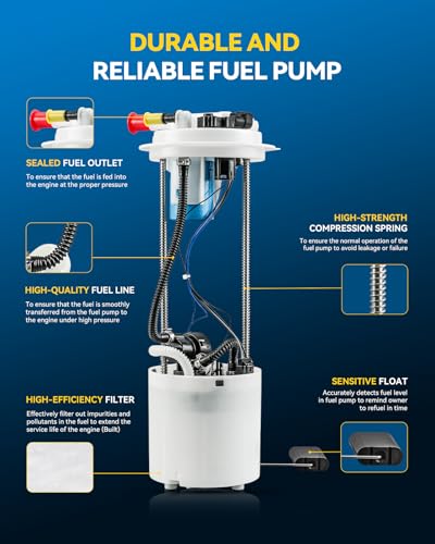 Image of PHILTOP Electric Fuel Pump Assembly FG0935 Fit for Chevrolet Silverado 1500