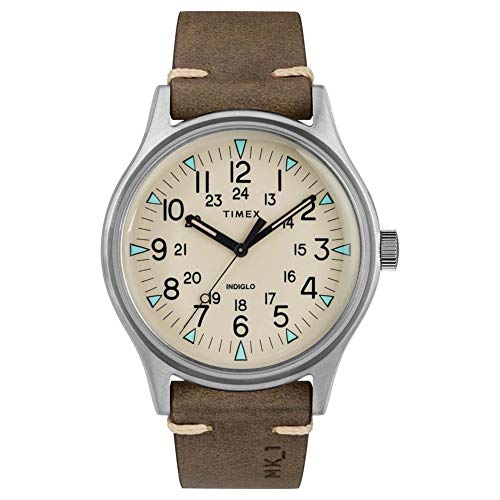 Timex HerrenArmbanduhr Analog Quarz Leder TW2R96800