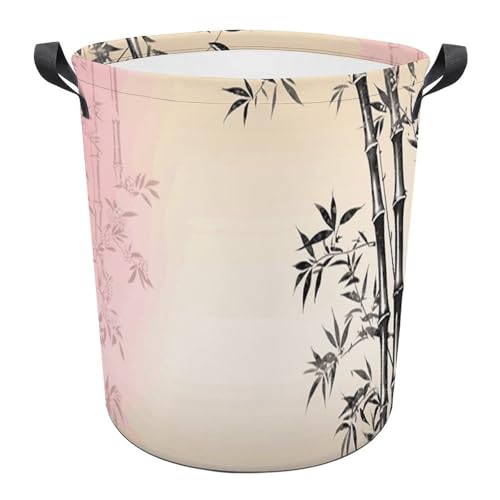 Panier à linge pliable floral imperméable pour chambre et bain