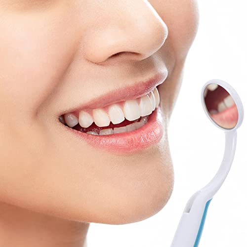 MILISTEN 2pcs LED Licht Mundspiegel Zahnspiegel antibeschlag Dentalspiegel Anti Nebel Oral Dental Inspektion Spiegel Wimpernverlängerung Spiegel für Zahnpflege Make-Up Spiegel