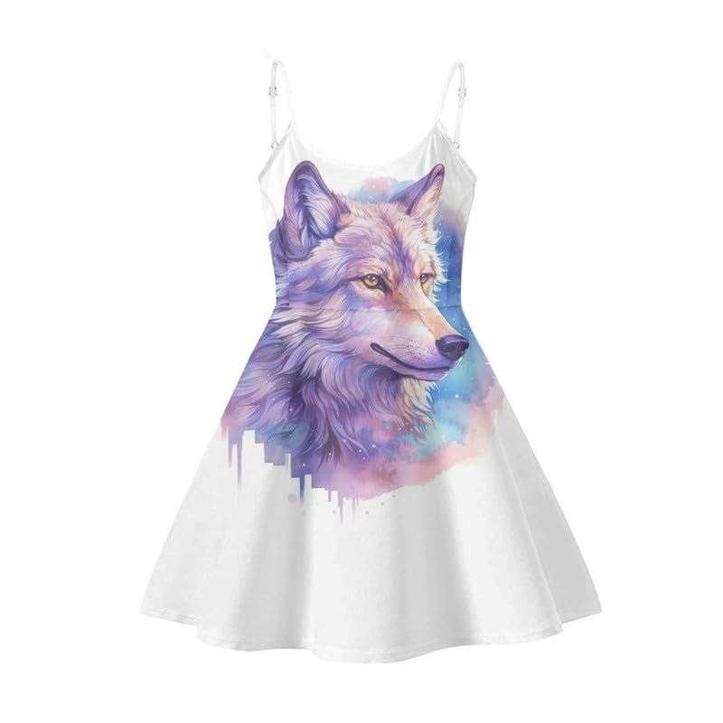 Image of Spaghetti Strap Midi Satin Dresses Summer Sleeveless Sundree Women Girl Beach Party Swing Dress