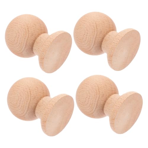 Holidyoyo 4er Holz Endstücke Set