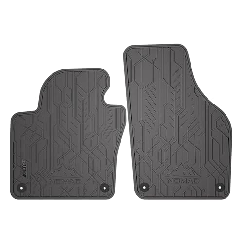 FROGUM Nomad Tapis de Sol Voiture en Caoutchouc Avant pour Volkswagen Tiguan I 2001-2016 | Matériau Durable | Bord de Protection de 1,5 cm