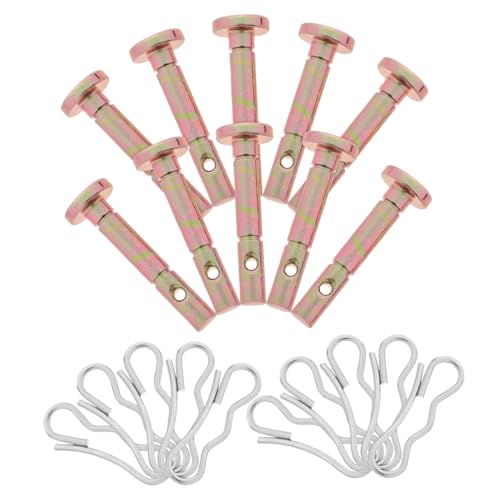BESPORTBLE 10sets Snowblower Shear Pins Set Blower Supplies Snow Removal Parts Cotter Pins for Snow Throwing