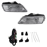 Auztto Fog Light Lamp for Honda Accord Insight CRV Fit Civic Acura Tsx H11 12V 55W Halogen Bulbs Wiring Harness Kit Replace 263176948373 Auztto 0