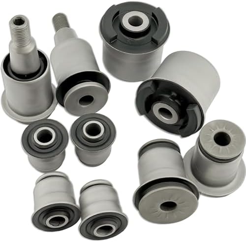 AUTOACER - 10 Piece Front Upper & Lower Control Arm Bushing Kit - Compatible with Chevrolet GMC Envoy Trailblazer Rainer
