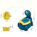 Children's Toilet Seat, Learning Toilet with Backrest, Baby and Children's Toilet, Training Seat with Detachable Dinosaur Toilet Seat, Toilet Training Toilet for Toddlers Boys Girls Ages 1-3