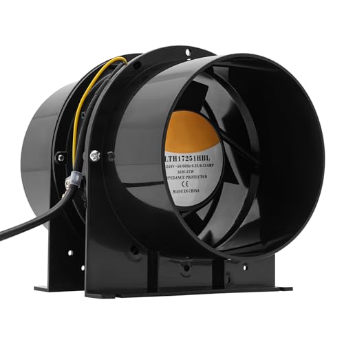 QUIOTUIR 145mm Ventilador Extractor de aire Ventilador de extracción Extractor de aire Extractor de baño Económico Ventilador Extractor Axial Ventilador de extracción de aire Industrial