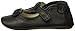 Robeez Girl's Tori T-Strap Shoe, Black, 3-6 months M US Infant