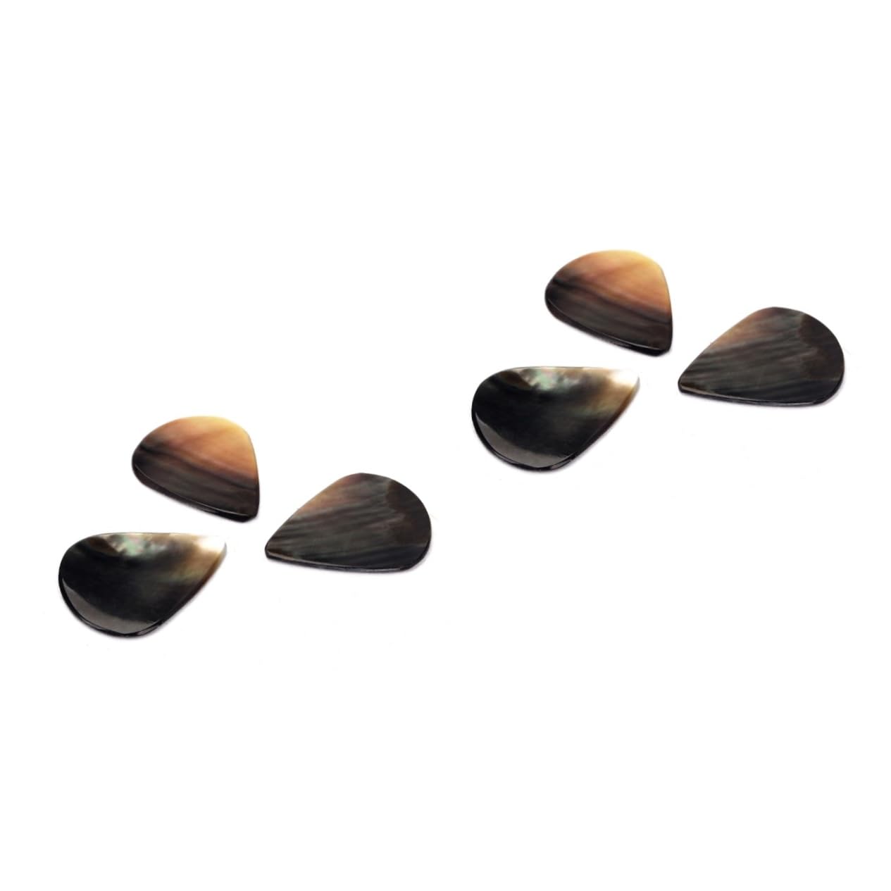 VICASKY 6 púas de guitarra para ukelele, púas para ukelele, bajo, púas de guitarra únicas, púas de pulgar para guitarra, púas de guitarra para guitarra acústica, acero inoxidable