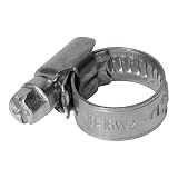Riegler 115462 - Fascetta stringitubo filettata a vite in acciaio cromato, 40,0-60,0