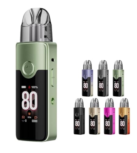 VOO POO VINCI E80 Pod B`E80 u[v[ System Kit 3000mAh 5ml dq^oR Vape xCv X^[^[Lbg jR`t[ (Green)