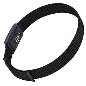 SimpleThings Bracelet for Amazfit Helio Strap, 22 mm Nylon Bicep Band Replacement Strap, Adjustable Sport Loop Bracelet Compatible with Zepp Amazfit Helio Strap & Other 22 mm Smartwatches