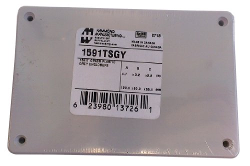 Hammond Electronics 1591TSGY Universal-box 120 x 80 x 59 ABS light grey (RAL 7035) 1 pc(s)