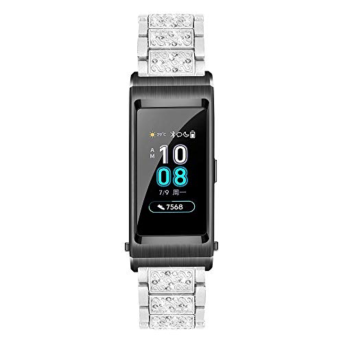 Correa compatible para reloj inteligente Kazunet 1.27'' metálica miniatura 2