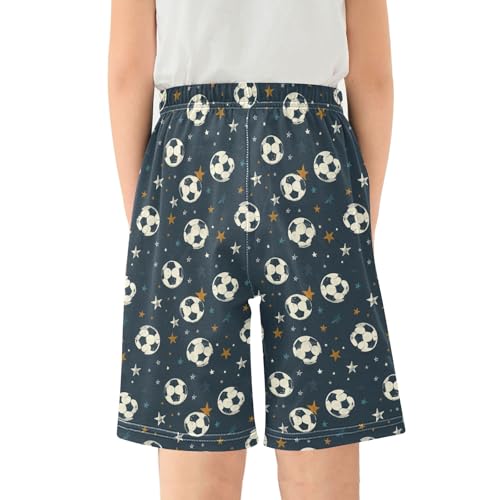 Space Star Football Short Pajama Pants Bottoms Soft Sleepwear with Pockets2