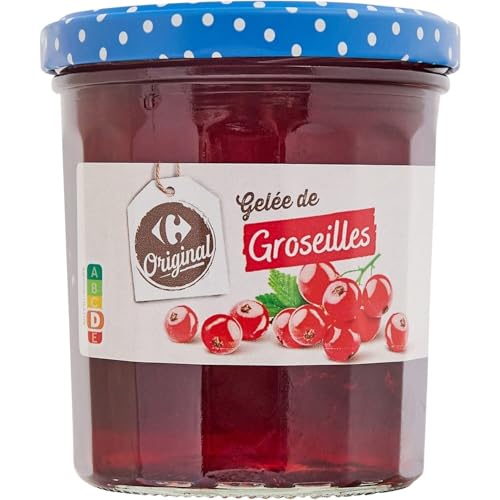 Gelée de groseille CARREFOUR ORIGINAL pour des petits-déjeuners gourmands