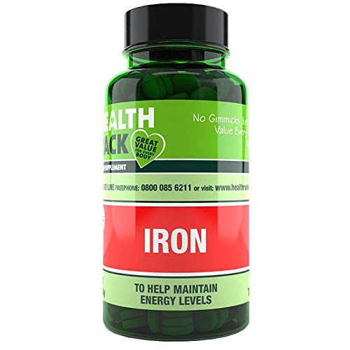Iron 14mg 90 Tablets | Helps Reduce Tiredness & Fatigue, Supports Normal Oxygen Transportation, Formation of Red Blood Cells & Cognitive Function