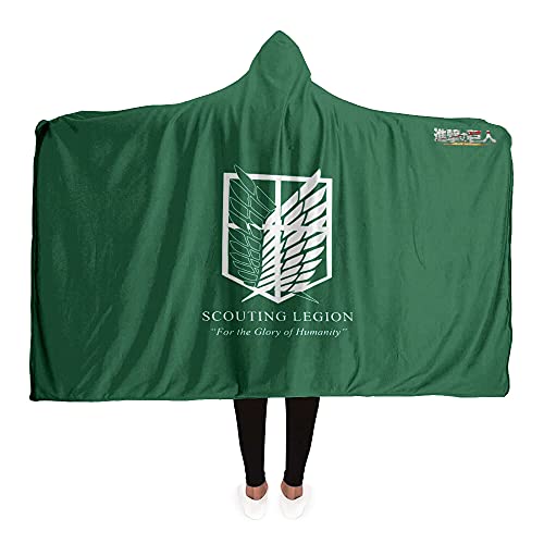 Anime Cape à Capuche Couverture Wings of Freedom Anime Cosplay Couverture Douce Couverture Multifonctionnelle Couverture De Climatisation Couverture De Voyage 100cm X 140cm Cover