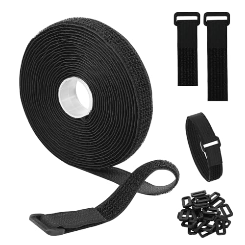 5m x 2cm Heavy Duty Velcro, Hook and Loop Tape, Strong Velcro Tape Self Adhesive for Cable Tidy and Other DIY-1 Roll