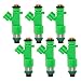 16600-JK20A Fuel Injectors 6PCS 12 Holes Compatible with Nissan Frontier 350Z Altima Murano Pathfinder Rogue Maxima Infiniti EX35 FX35 G35 M35 2.5L 3.5L 4.0L Replaces FJ1017 16600JA10A 84212342