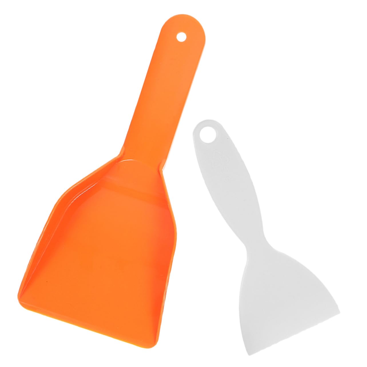 KITANDOVE 2pcs Fridge Refrigerator Ice Scraper Versatile Frost Spade Freezer Scraper Flat Freezer Removal Snow Remover Handheld Frost Shovel Ice Removing Tool Snow Machine Pp Multifunction