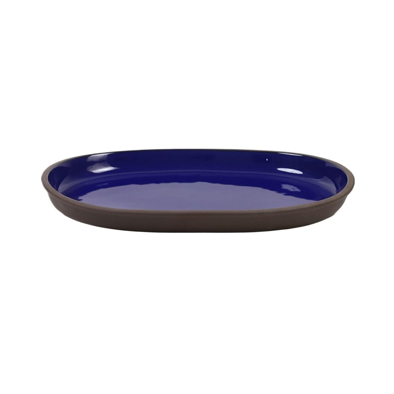 Kx9Lb8d plant saucer Ellipse Ceramic Flower Arranging Decor Saucer for Tabletop Home Office Garden flower pot saucer