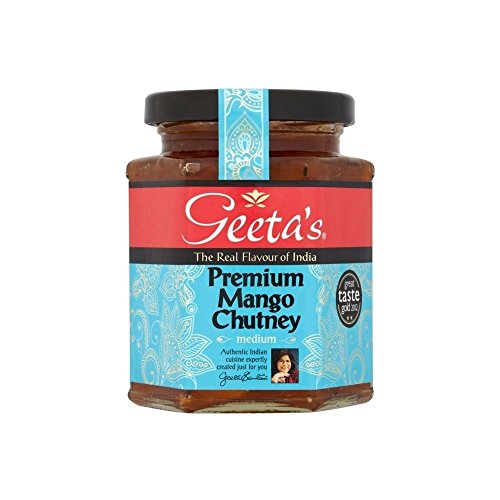 Geeta Premium Mango Chutney (320g) - Packung mit 2 Cover