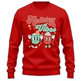 Photo Gallery printbar felpa holiday vibes - divertente e festive! 100% cotone, felpa divertente, design stampato unisex. diffondi l allegria delle vacanze con stile!, rosso, l Photo Gallery printbar felpa holiday vibes - divertente e festive! 100% cotone, felpa divertente, design stampato unisex. diffondi l allegria delle vacanze con stile!, rosso, l