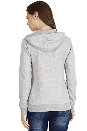 Image of Ideation Women's Cotton Full Zipper Sweatshirt Hoodies with Kangaroo Pocket