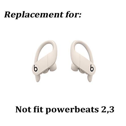 Replacement Eartips Silicone Earbuds Buds Set for Powerbeats Pro Beats Wireless Earphone Headphones,4 Pair (Lvory) - Image 2