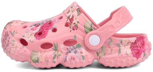 Image of INMINPIN Kids Girls Boys Clogs Garden Shoes Toddler Slides Sandals Children Water Shower Beach Pool Slippers Indoor Outdoor