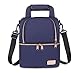 Meichoon Borsa Termica Biberon Impermeabile Latte Materno Congelatore Neonati Isolamento Alimenti Bambini Zaino Maternità Doppio Strato Mantenere Fresco Scatola Pranzo Portatile Donne Uomini UH12 Blu