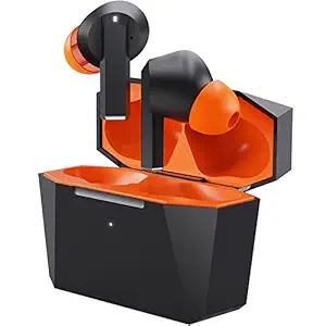 (Refurbished) Costar Diamond Earbuds Bluetooth Wireless In Ear Buds -with 25dB Active Noise Cancellation ANC TWS | Game Mode| Type-C| IPX4 Waterproof| Voice Assistant Headphone (T300-BLA)