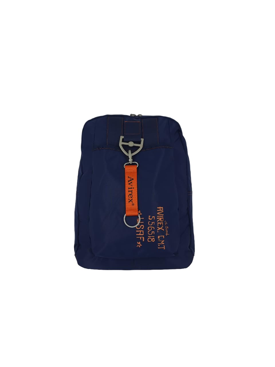 Avirex Zaino in Nylon Impermeabile con Spallacci Regolabili e Portachiave Rimovibile, Collezione Post, PST06 (Navy)
