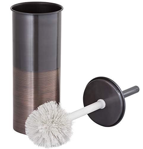 Buffalo Brand Trading Company, Heavyweight Brass, Oil Rubbed Bronze Finish, Bathroom Toilet Brush, 4 Inches Round By 14.5 Inch Height #TOP1