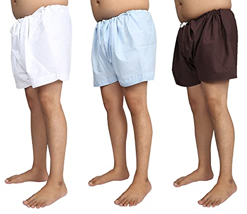 Image of BISMAADH Organic Soft & Breathable Cotton Unisex Sikhi NADA Kachhera Pack of 3